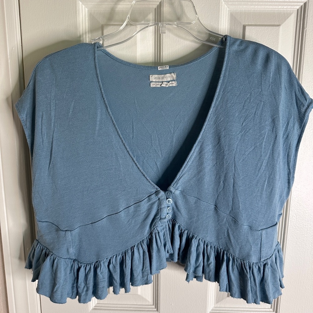 Urban Outfitters- cropped button down